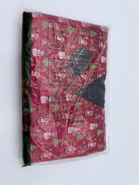 HISDERN Men’s Christmas Holiday Party Vest and Necktie size 4XL